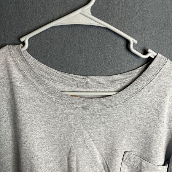 Carhartt Men's Original Fit Heavyweight Long-Sleeve Pocket T-Shirt 3XL TALL GREY - Picture 3 of 8